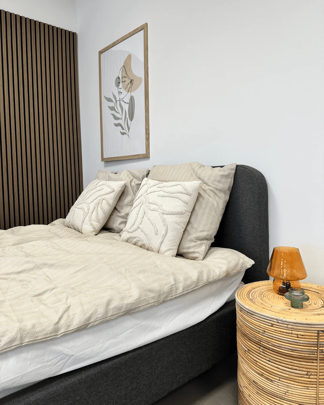 Lit Christian Premium en gris 140x200 cm incl. lattes de lit et matelas - Image 4