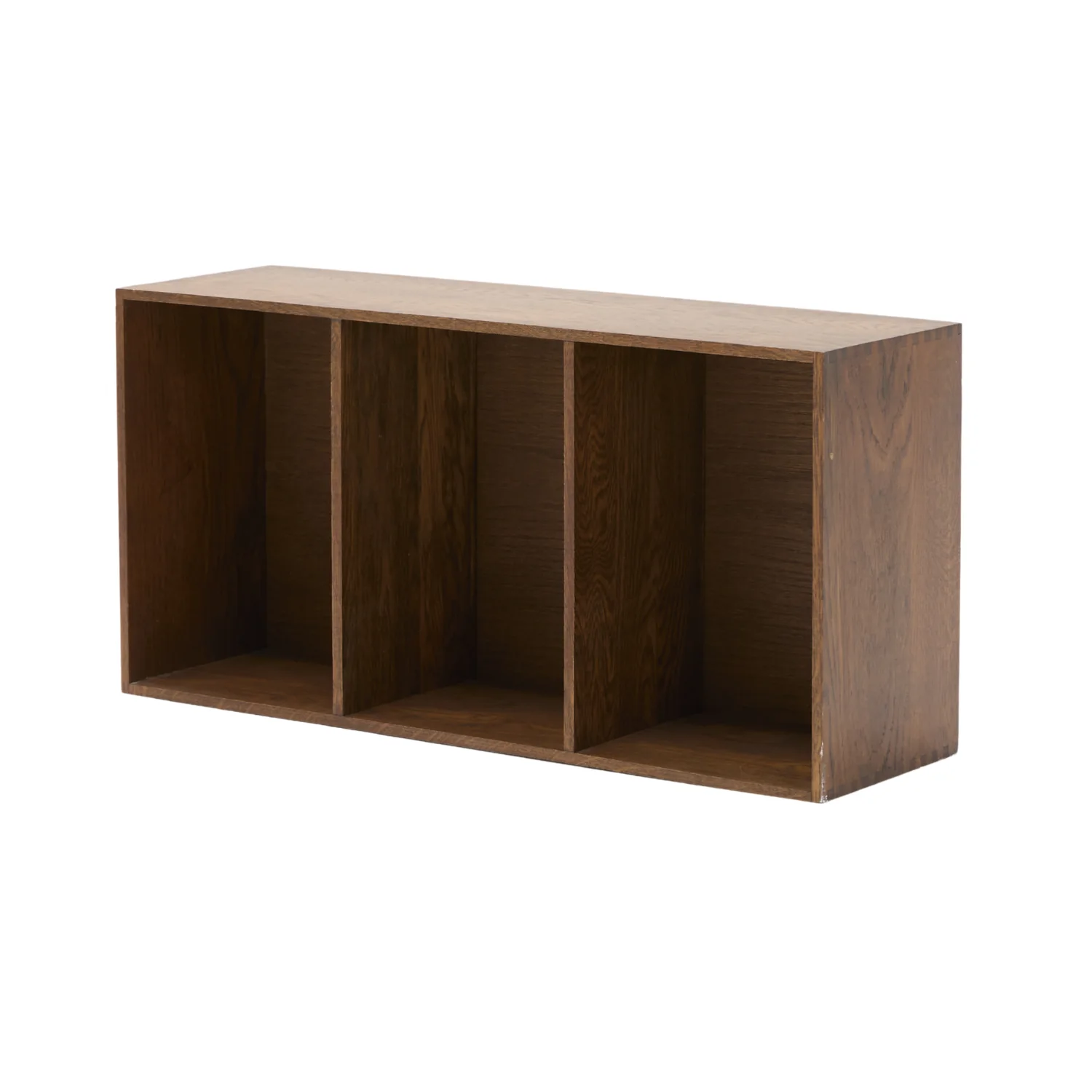 Rumi Etagère murale à trois compartiments 33x20x66 cm chêne fumé incl. supports muraux - Image 7