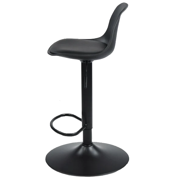 Sandie - Tabouret de bar réglable en hauteur - Plastique noir - Image 7