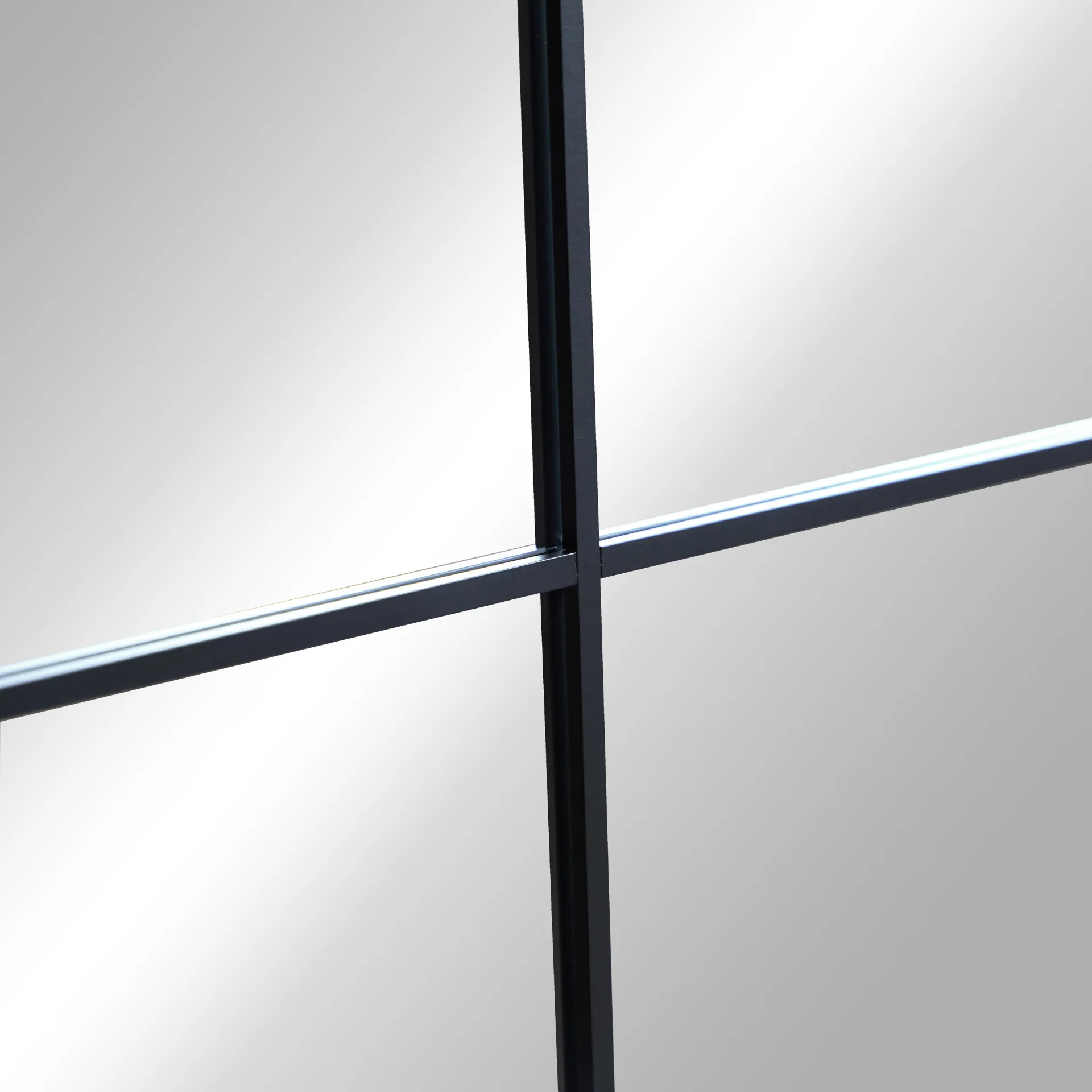 Sandra - miroir New Yorker avec arche noir 110x65 cm - Image 3