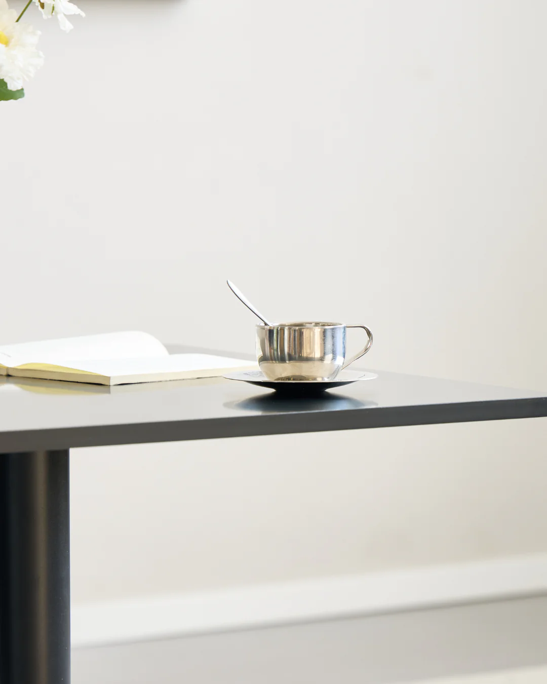 Stacey Table de café - 70 x 70 cm - Noir/Noir - Image 9