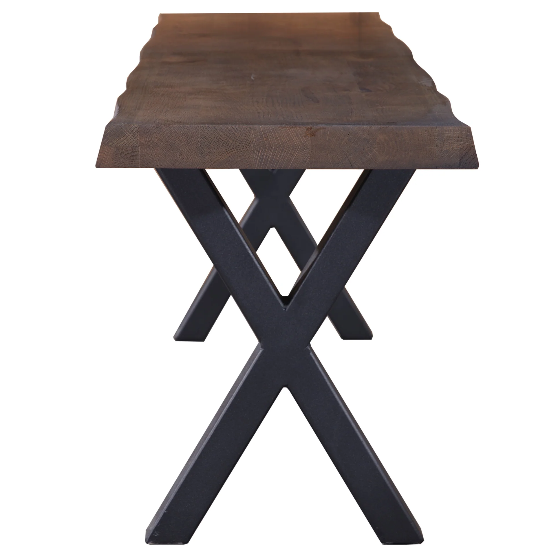 Susan - Banc de salle à manger en chêne fumé - Image 3