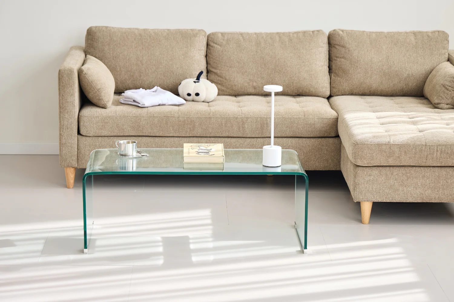 Table basse en verre Nicole 95x45x35 cm - Image 2