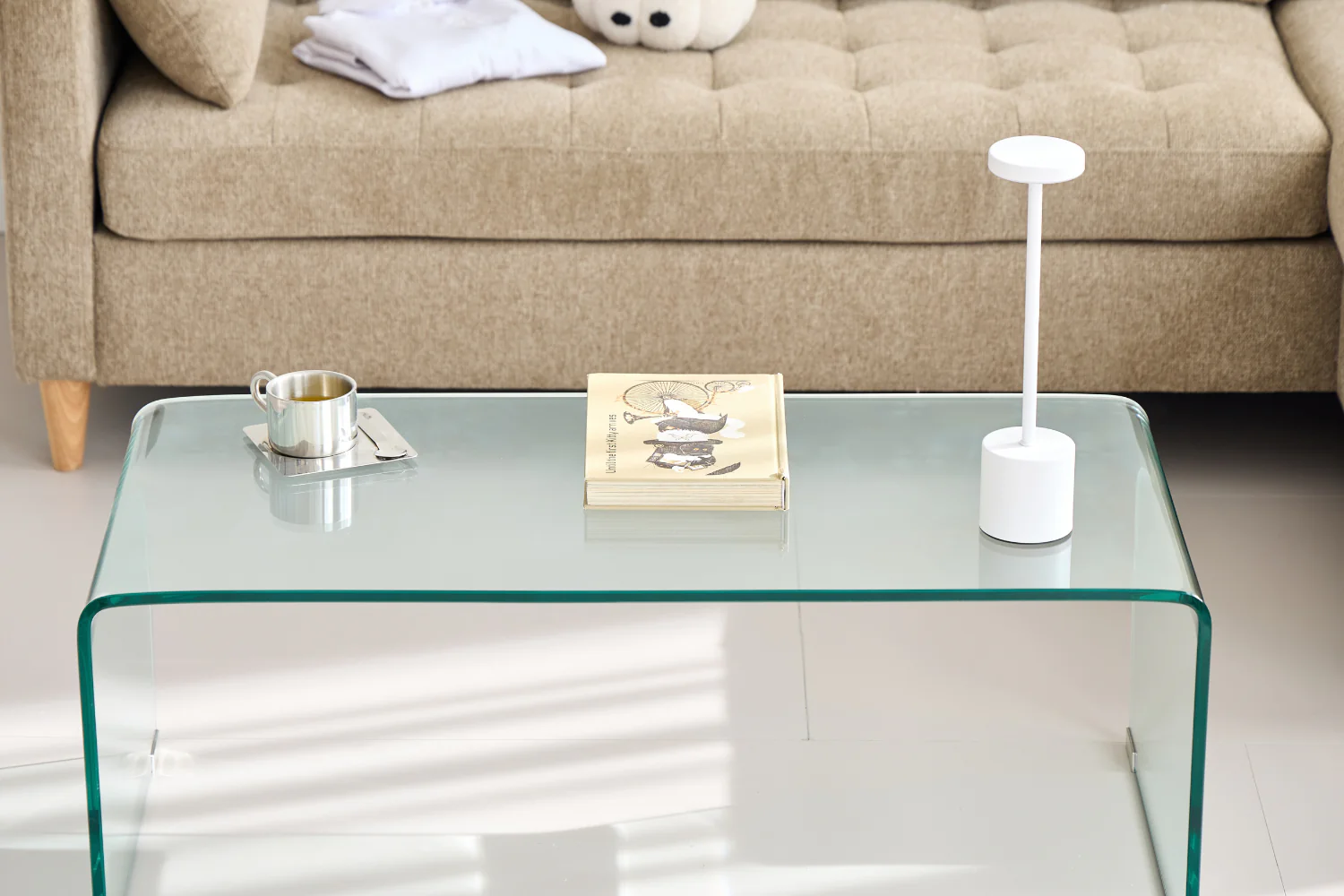 Table basse en verre Nicole 95x45x35 cm - Image 9