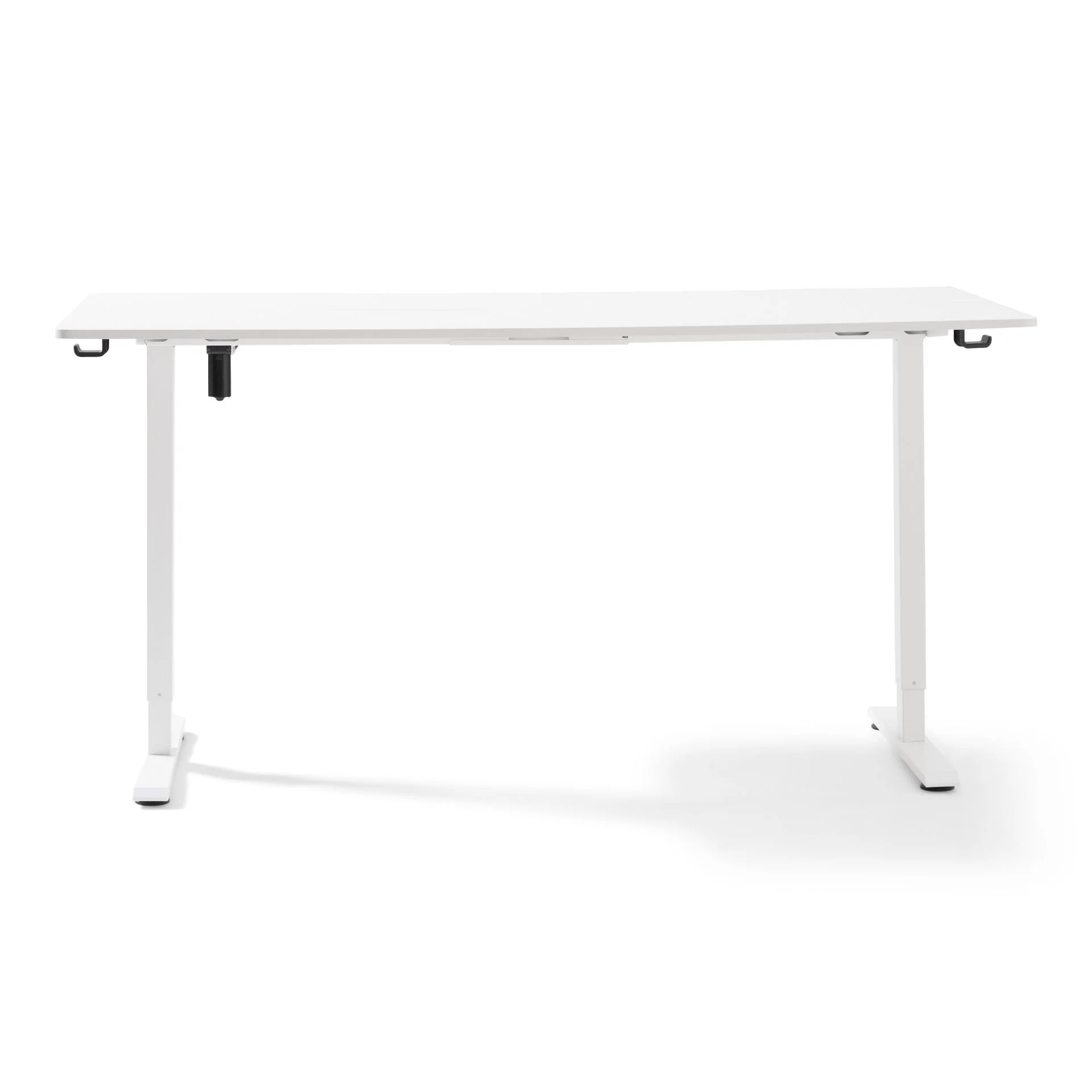 Table Damian réglable en hauteur 160x80 cm en blanc - Image 6
