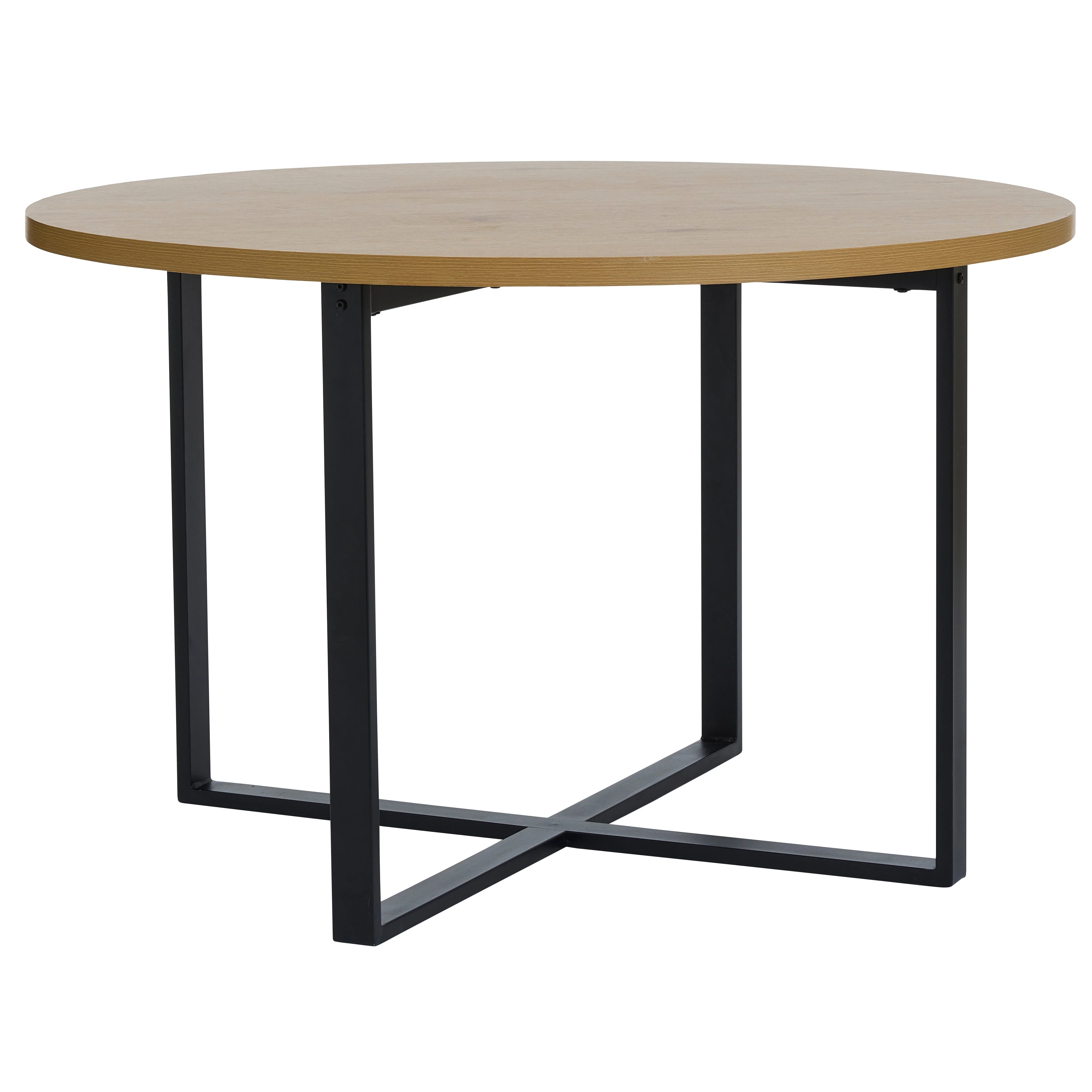 Table de salle à manger Lugo aspect chêne Ø120 CM - Image 4