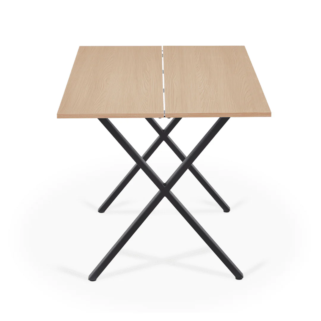 Marly Table Plank en placage chêne 150x80x75 cm - Image 10
