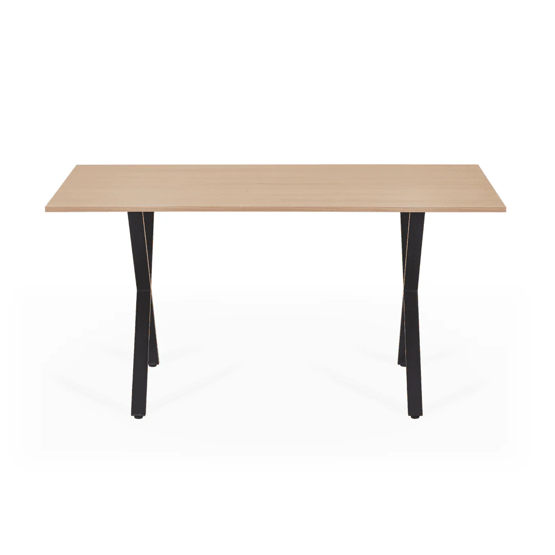 Marly Table Plank en placage chêne 150x80x75 cm - Image 9
