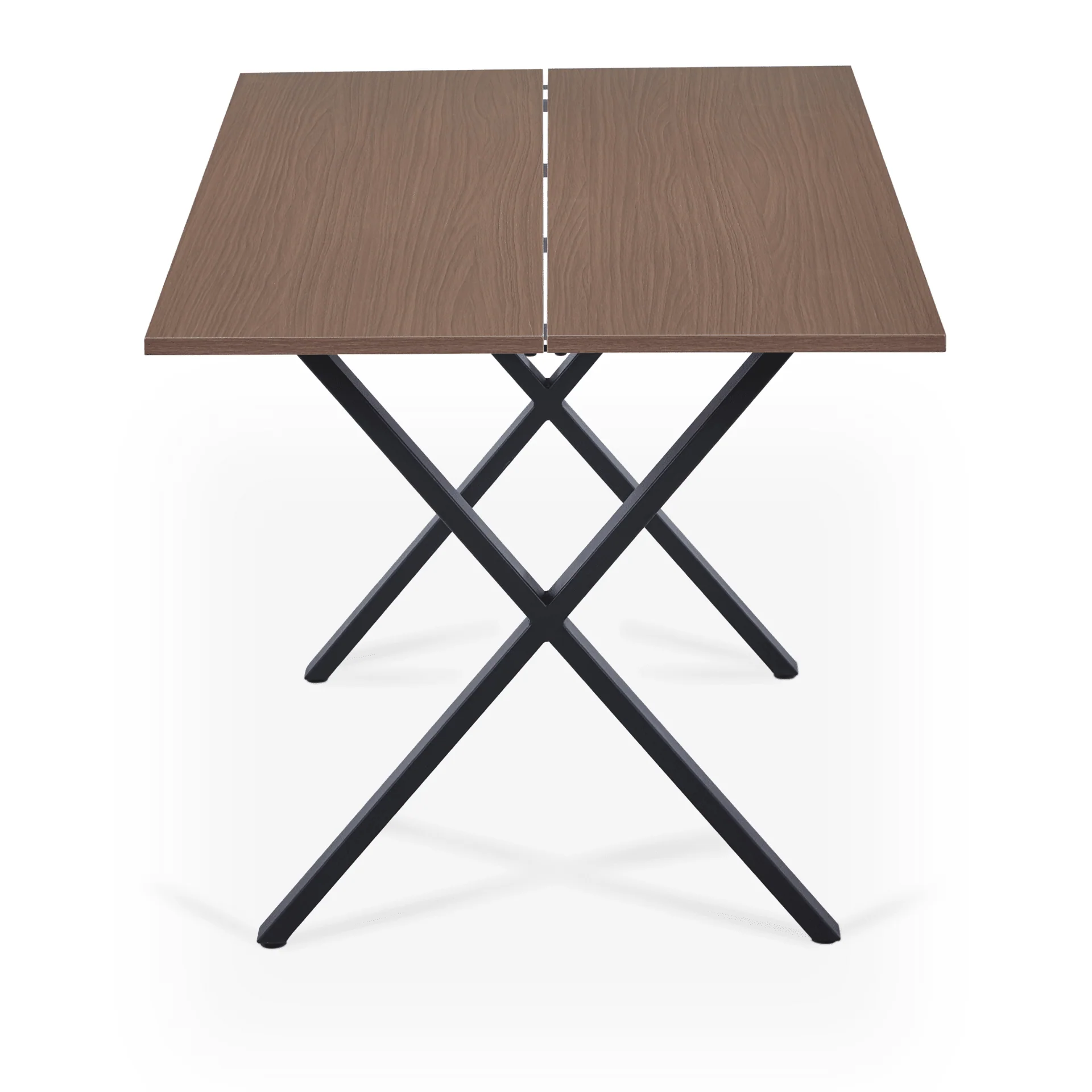 Marly Table Plank en placage chêne fumé 150x80x75 cm - Image 8