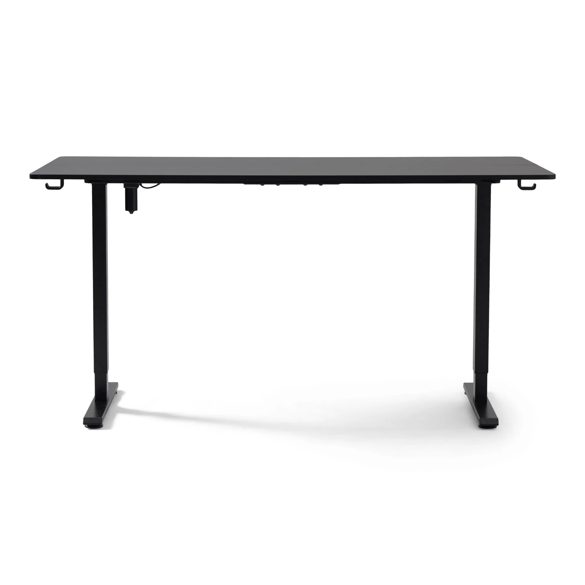 Table réglable en hauteur Damian 160x80 cm en noir - Image 5