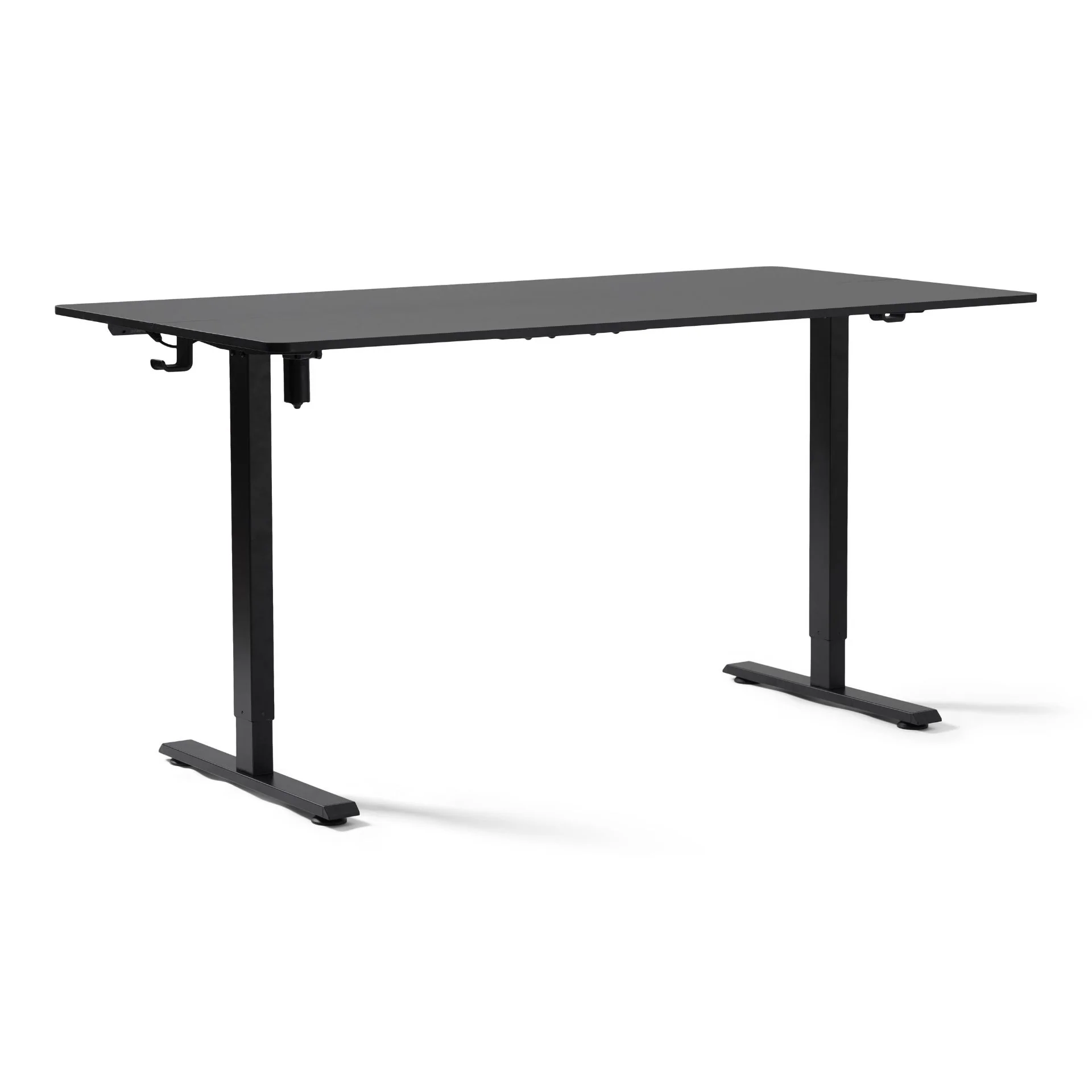 Table réglable en hauteur Damian 160x80 cm en noir - Image 7