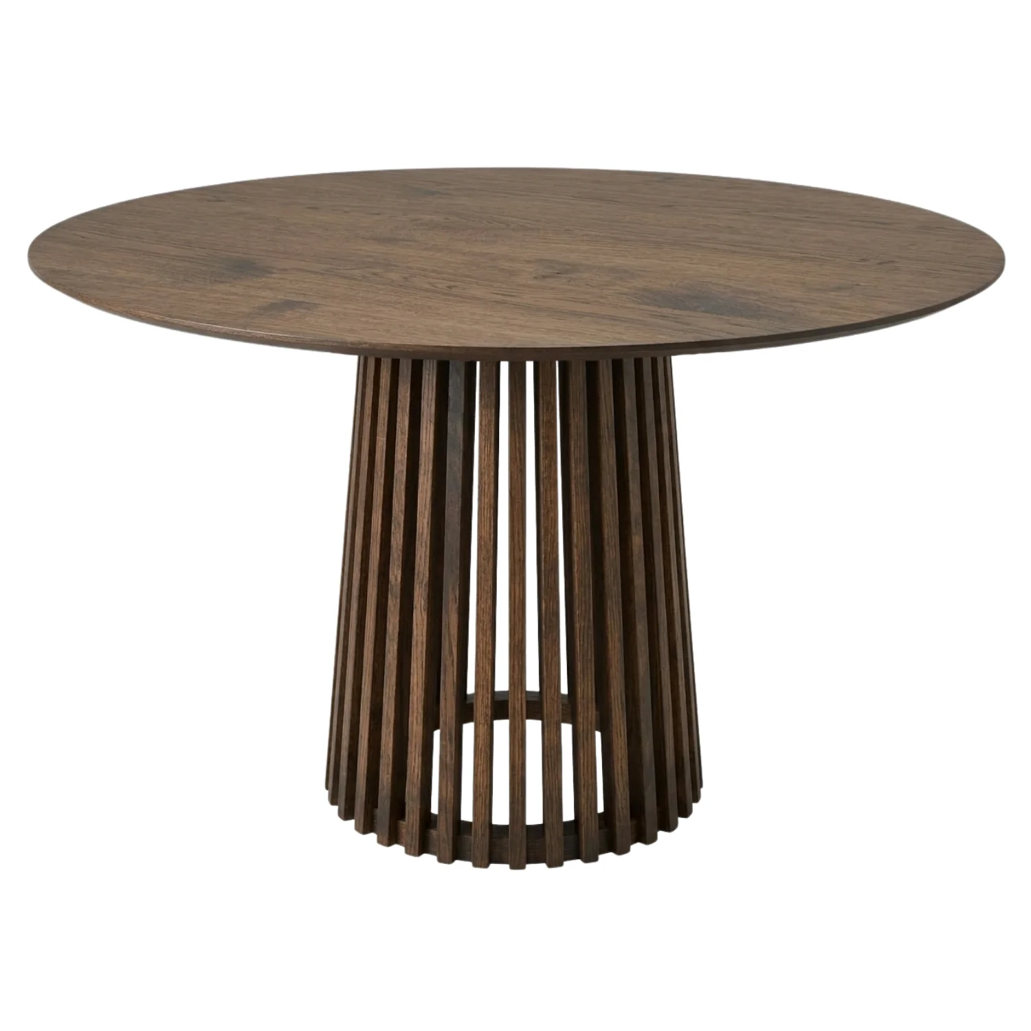 Table ronde Harris en chêne fumé - Ø110 cm