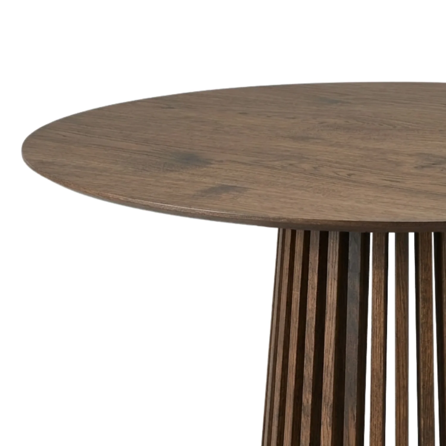 Table ronde Harris en chêne fumé - Ø110 cm - Image 2