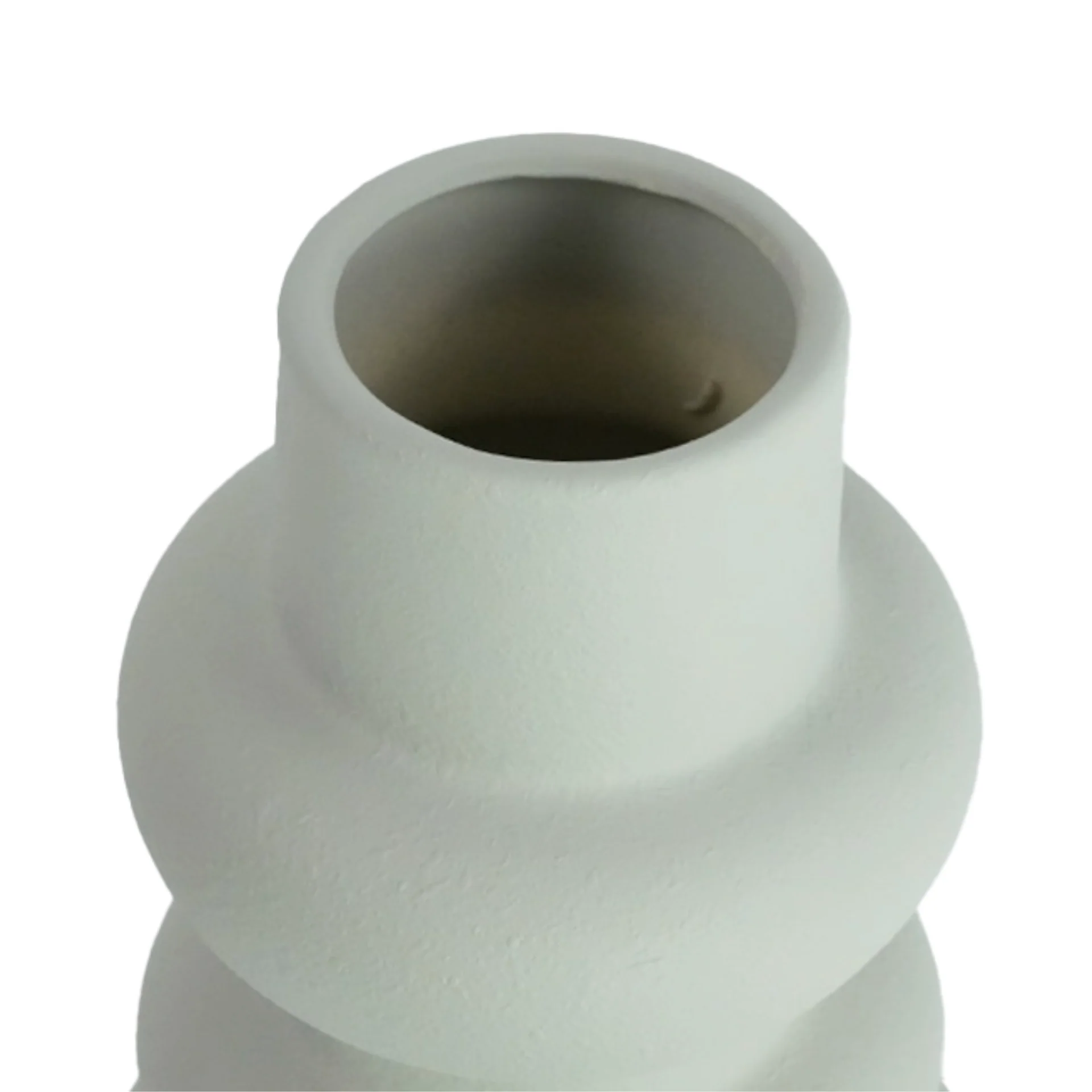 Vase en céramique Billie grise 24 cm - Image 3