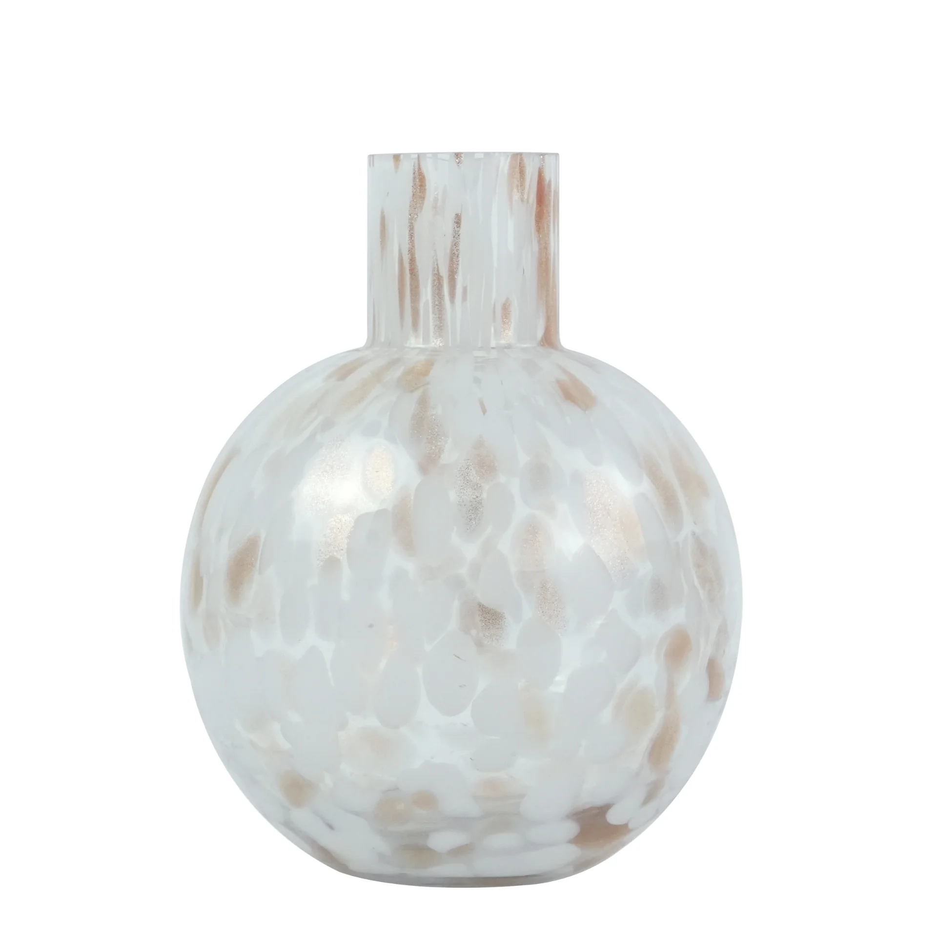 Fanny vase en verre blanche 23 cm