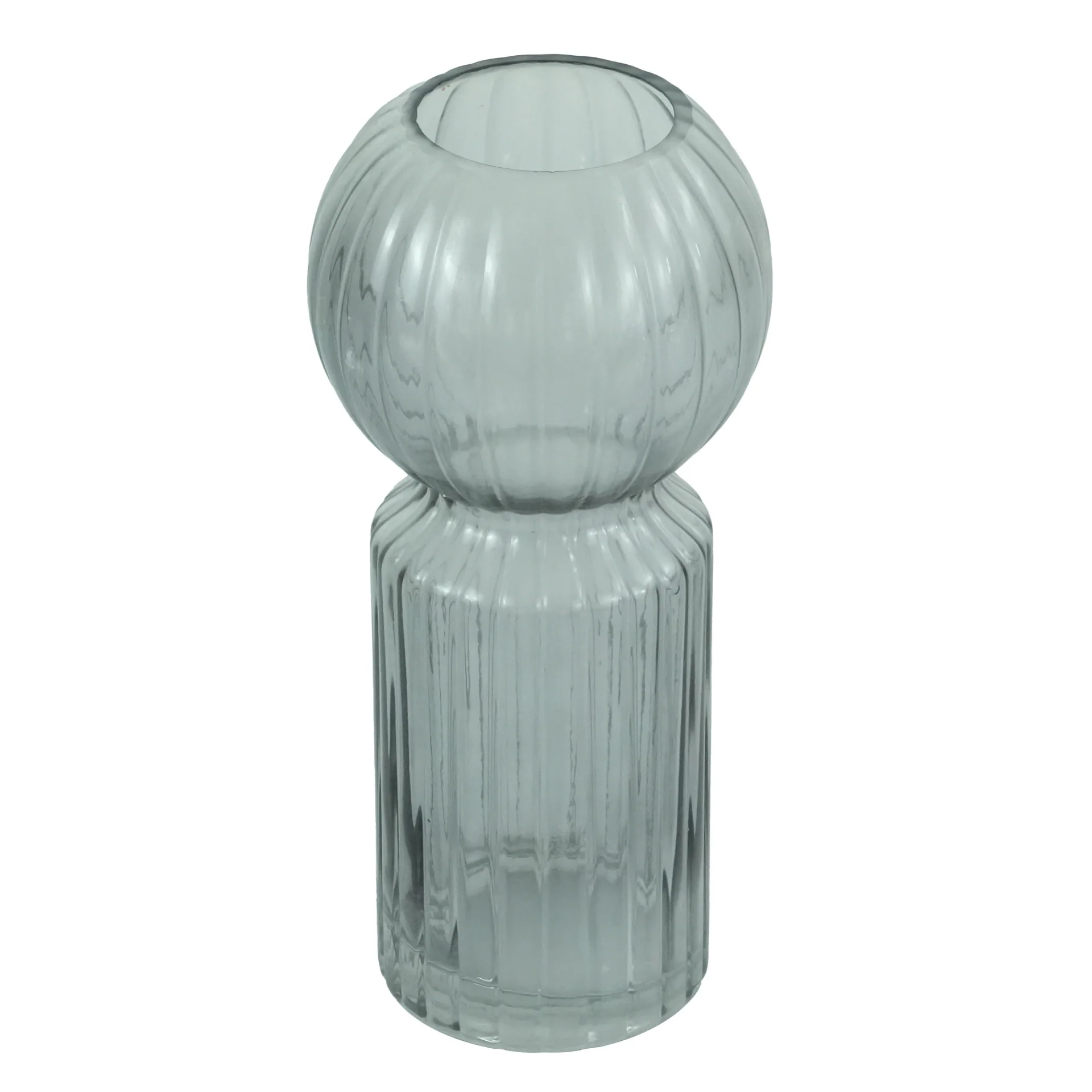 Hera - Vase en verre grise 23 cm - Image 2